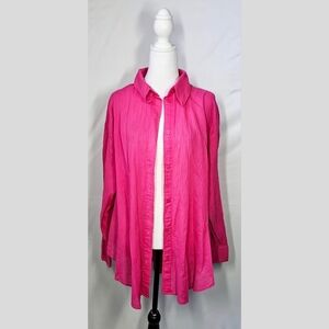 2XL H&M Pink Collard Top